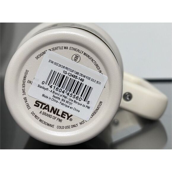 STANLEY QUENCHER PROTOUR FLIP STRAW TUMBLER, 30OZ- CREAM ROSE GOLD - Picture 5 of 5